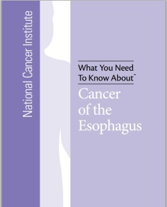 NCI Esophageal Cancer Booklet | The Salgi Esophageal ...